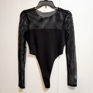 Fishnet Thong Body Suit